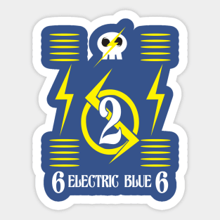 Electric Blue Sticker